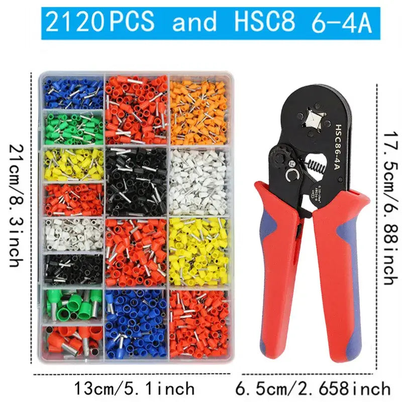 Tubular Terminal Crimping Pliers Set (different sets available)