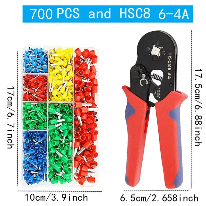 Tubular Terminal Crimping Pliers Set (different sets available)