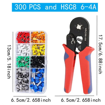 Tubular Terminal Crimping Pliers Set (different sets available)