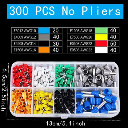 Tubular Terminal Crimping Pliers Set (different sets available)