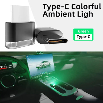 Type-C LED Car Interior Ambient Light (7 colours available)