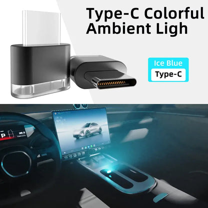 Type-C LED Car Interior Ambient Light (7 colours available)