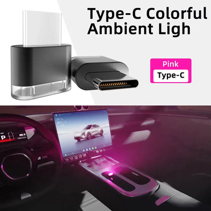 Type-C LED Car Interior Ambient Light (7 colours available)