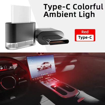 Type-C LED Car Interior Ambient Light (7 colours available)