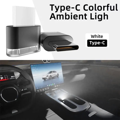 Type-C LED Car Interior Ambient Light (7 colours available)