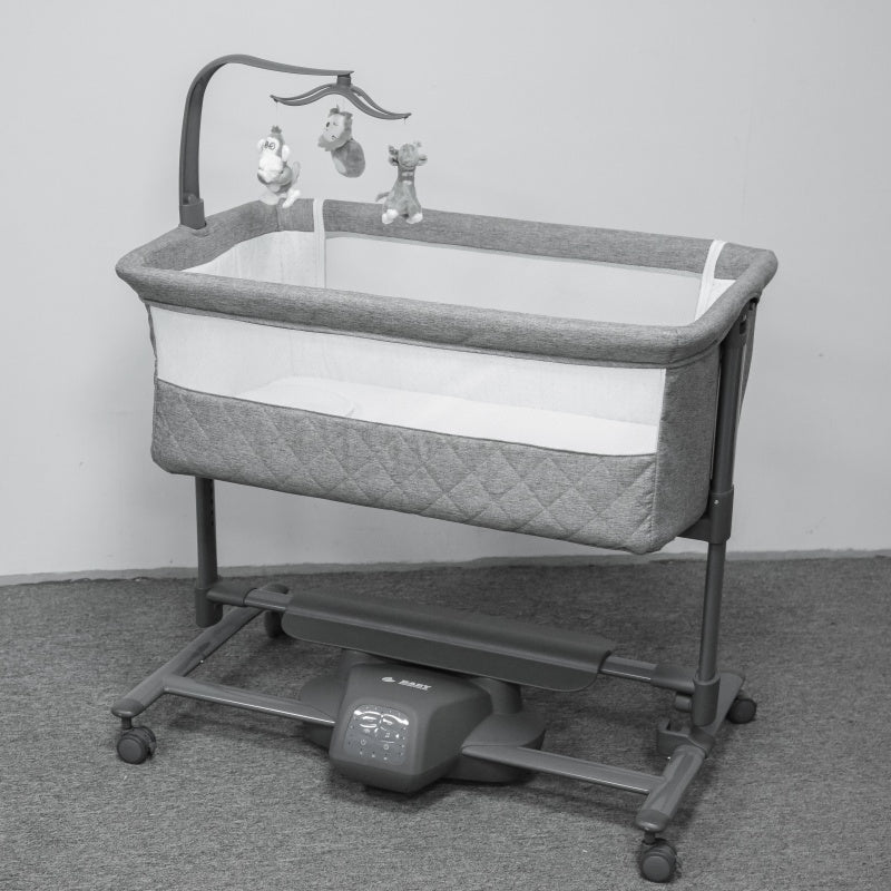 Pre-order Baby Brightness ZYLA Electric Baby Bassinet Bedside Sleeper – Grey