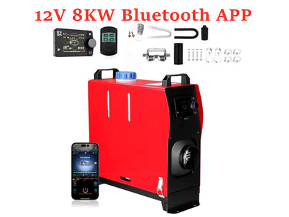 Diesel Air Heater 12V 8KW Bluetooth App
