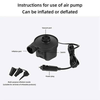 Ultra-Soft Inflatable Car Travel Bed (3 colours available)
