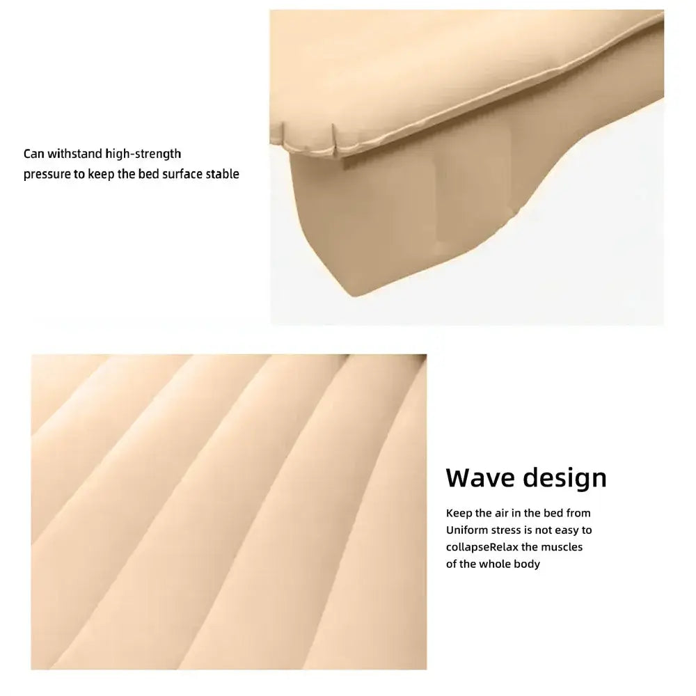 Ultra-Soft Inflatable Car Travel Bed (3 colours available)