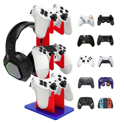 Universal 3-Layer Controller & Headphone Stand for PS5/PS4 (4 colours available)