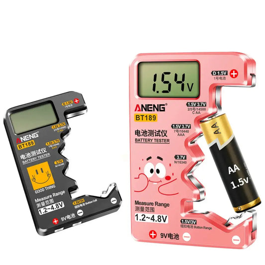Universal Battery Tester for AA/AAA/C/D/9V/1.5V/3V (2 colours available)