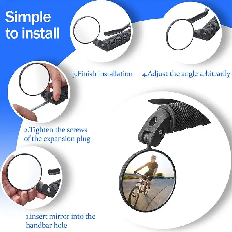 Universal Bicycle Rearview Mirror (1pc & 2pcs)