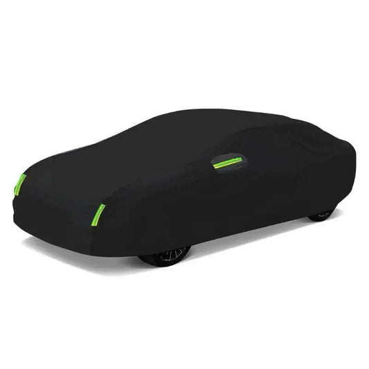 Universal Black Car Cover with Reflective Strips (different sizes available)