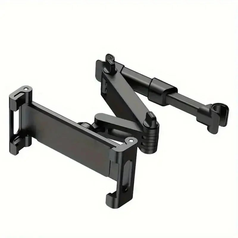 Universal Car Headrest Tablet & Phone Holder Mount (Black & Red)