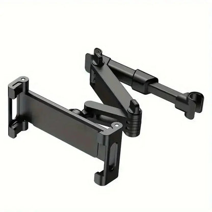 Universal Car Headrest Tablet & Phone Holder Mount (Black & Red)