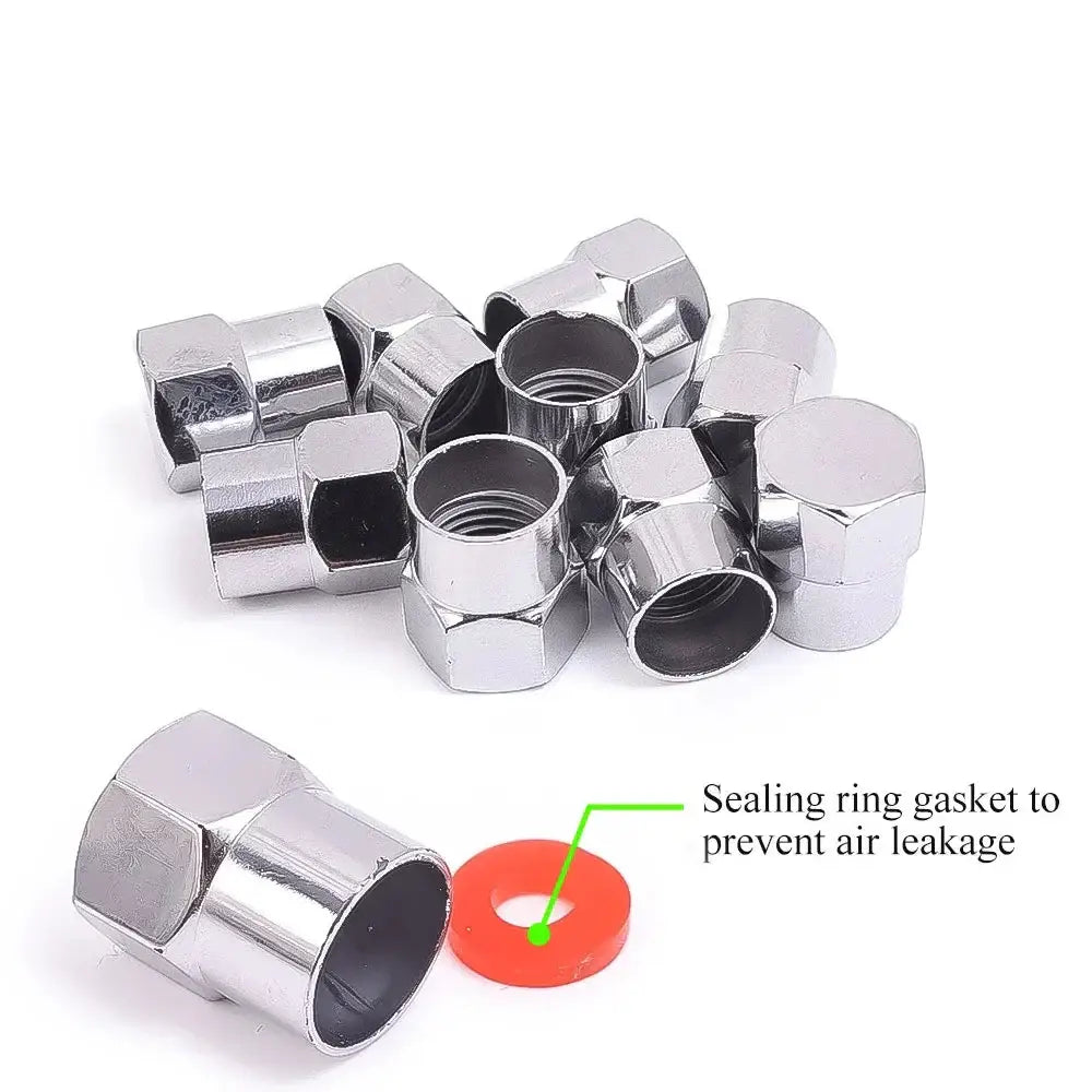 Universal Car Tire Valve Stem Caps (1–50pcs)