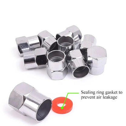 Universal Car Tire Valve Stem Caps (1–50pcs)
