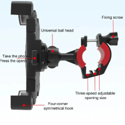 Universal Large Phone Holder for Bike, Motorcycle and Scooters