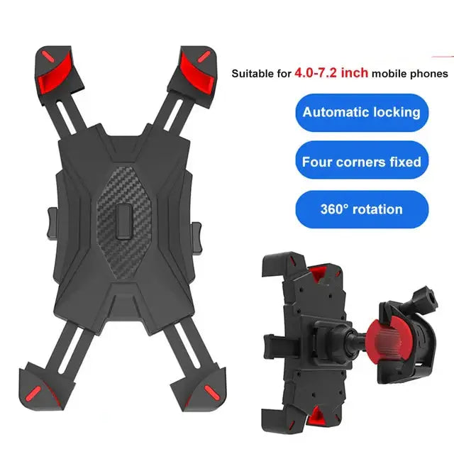 Universal Large Phone Holder for Bike, Motorcycle and Scooters