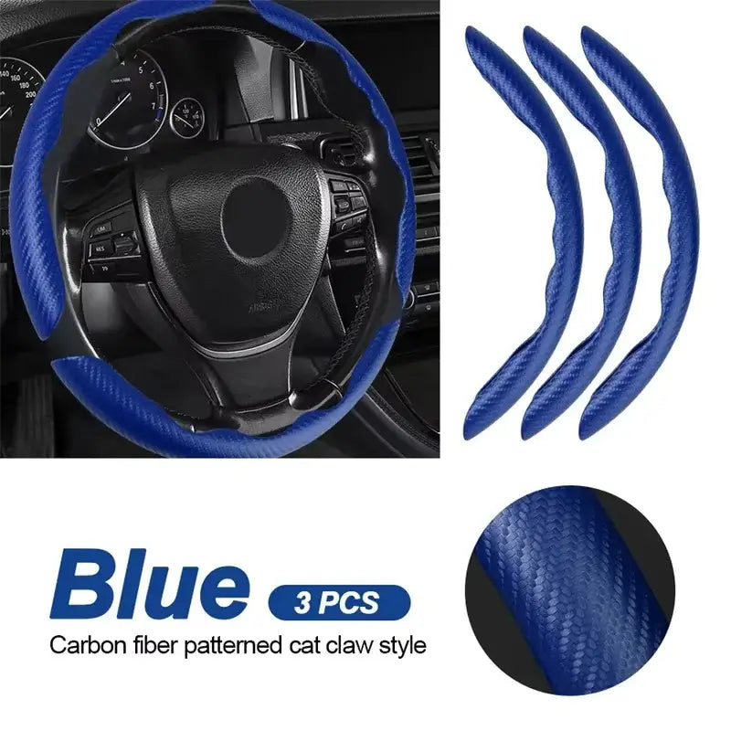 Universal Microfiber Leather Car Steering Wheel Cover (different colours & sets available)
