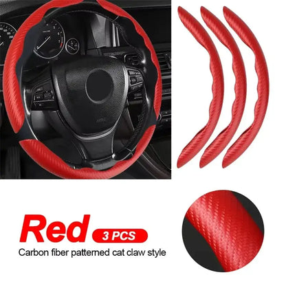 Universal Microfiber Leather Car Steering Wheel Cover (different colours & sets available)