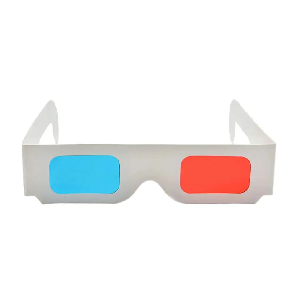 Universal Paper 3D Glasses (Red/Blue) – Pack of 10