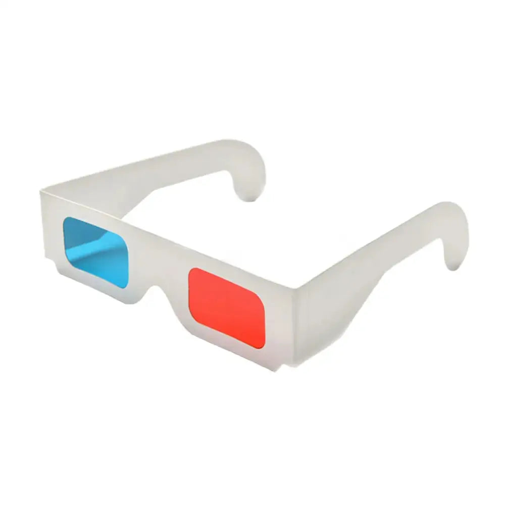 Universal Paper 3D Glasses (Red/Blue) – Pack of 10