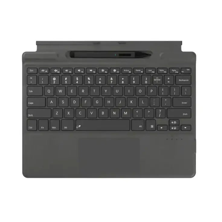 Upgraded Bluetooth Magnetic Keyboard with Touchpad & Pen Slot for Surface Pro 8, 9, 10, 11 & X – 7-Color Backlit