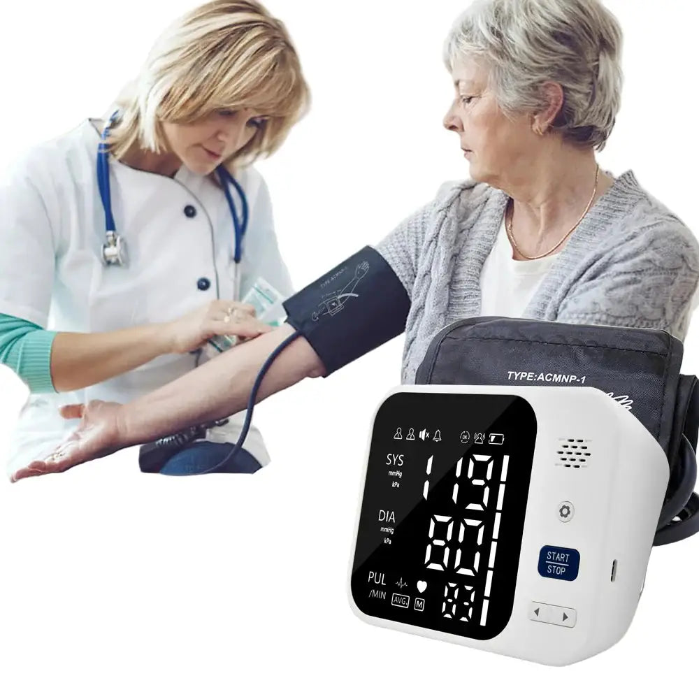 Upper Arm Automatic Blood Pressure Monitor – Digital Sphygmomanometer