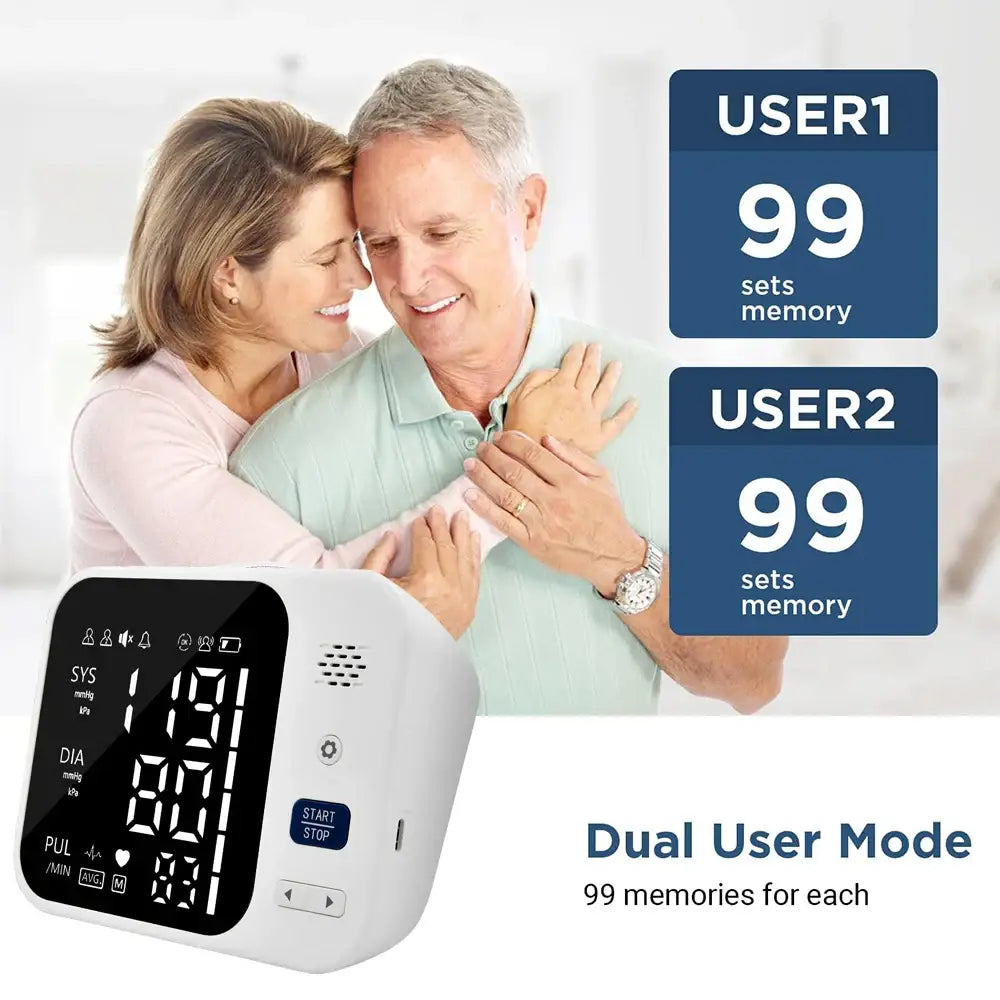 Upper Arm Automatic Blood Pressure Monitor – Digital Sphygmomanometer