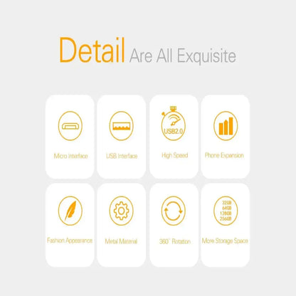USB Flash Drive (8GB–128GB) for Android & PC