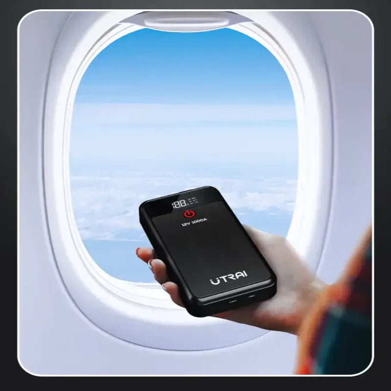 1000A Car Jump Starter & 8000mAh Emergency Power Bank