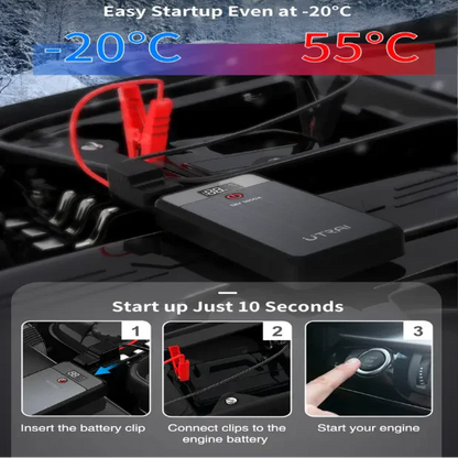 1000A Car Jump Starter & 8000mAh Emergency Power Bank
