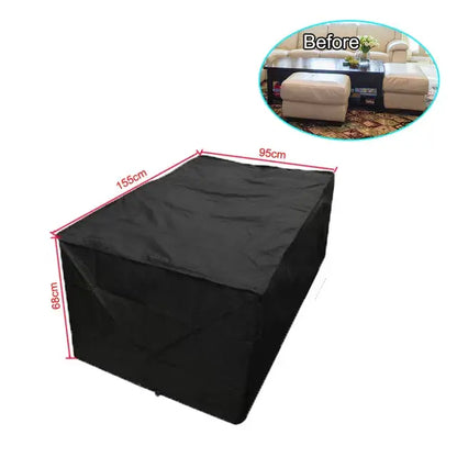 V/L-Shape Waterproof Garden Sofa Cover – Rattan Corner Furniture Protector (different sizes available)