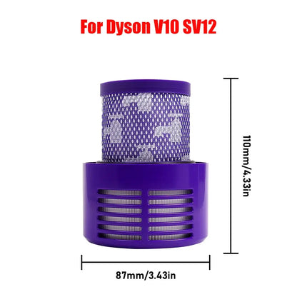 Vacuum Cleaner Accessories Set for Dyson V6–V15 Direct Drive Brush, Filter & Hose Kit