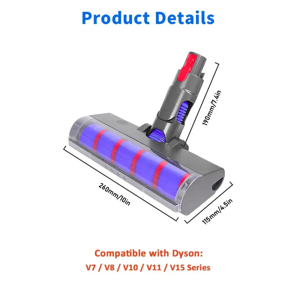 Vacuum Cleaner Accessories Set for Dyson V6–V15 Direct Drive Brush, Filter & Hose Kit