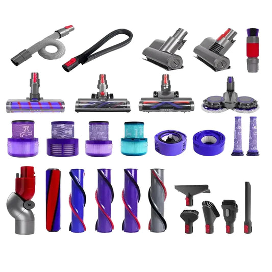 Vacuum Cleaner Accessories Set for Dyson V6–V15 Direct Drive Brush, Filter & Hose Kit