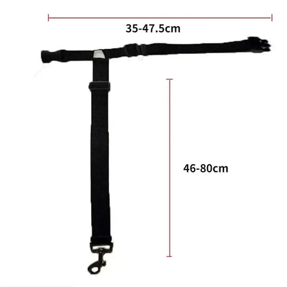 Vehcile Belt & Adjustable Nylon Leash for Dogs (7 colors available)