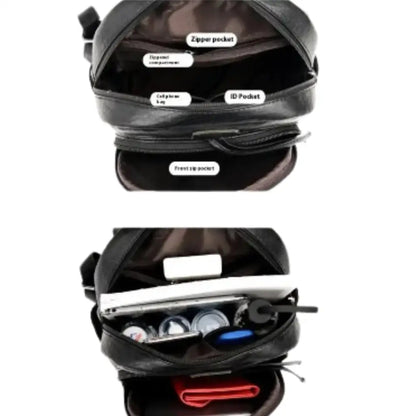 Vintage Soft Leather Backpack for Women