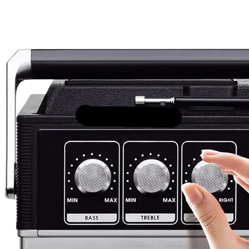 Volkswagen-Style Retro Bluetooth Cassette Radio