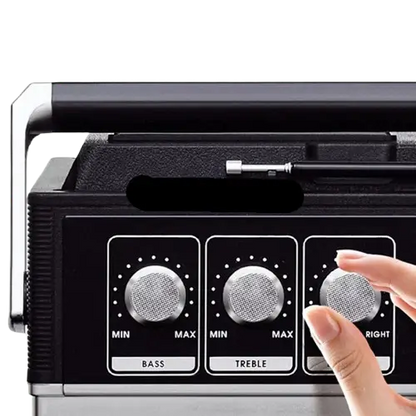 Volkswagen-Style Retro Bluetooth Cassette Radio
