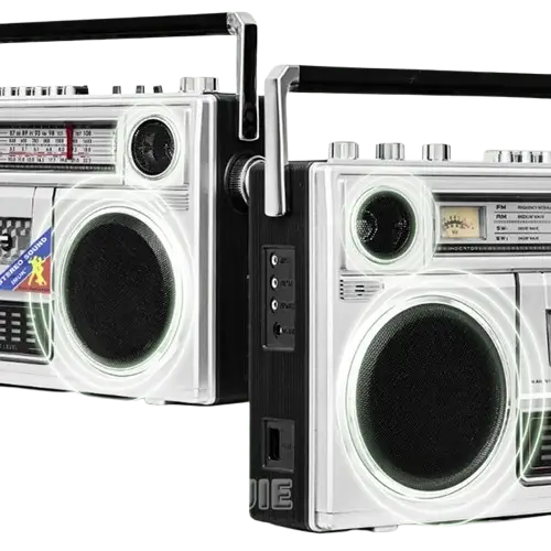 Volkswagen-Style Retro Bluetooth Cassette Radio