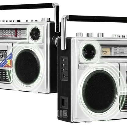 Volkswagen-Style Retro Bluetooth Cassette Radio