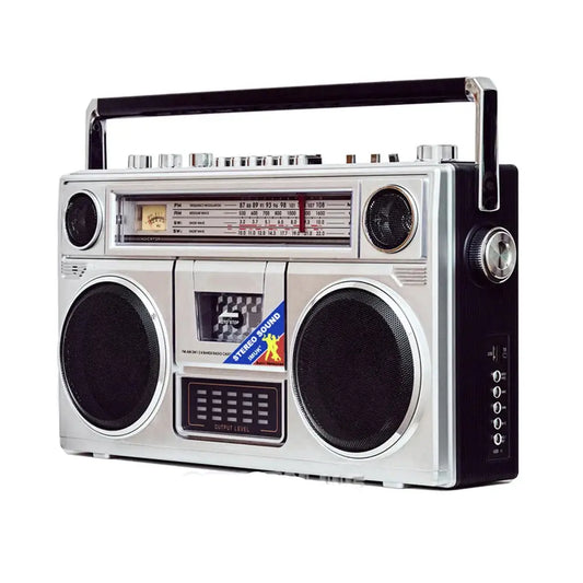 Volkswagen-Style Retro Bluetooth Cassette Radio