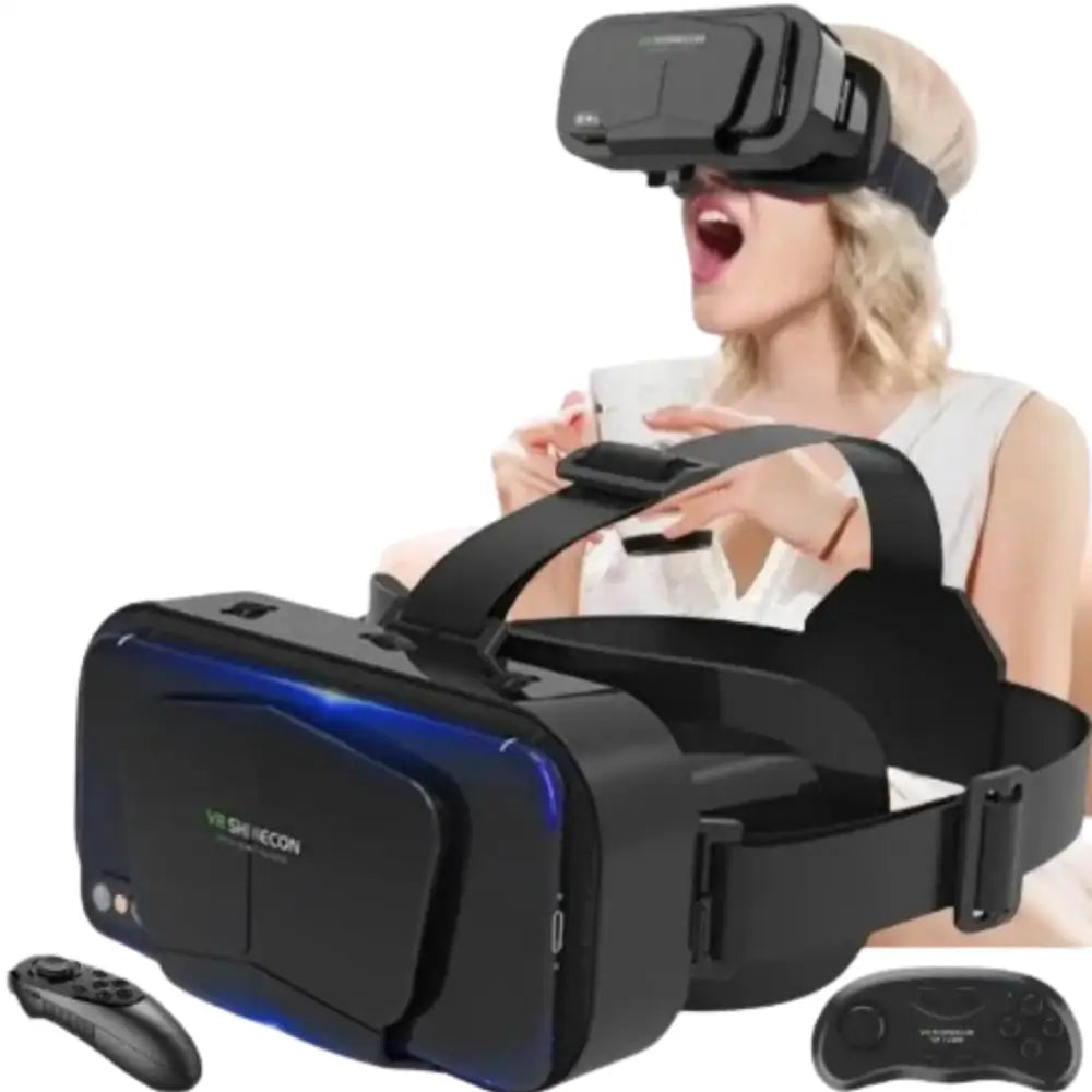 VR Glasses for Movies & Games – Supports Controller
