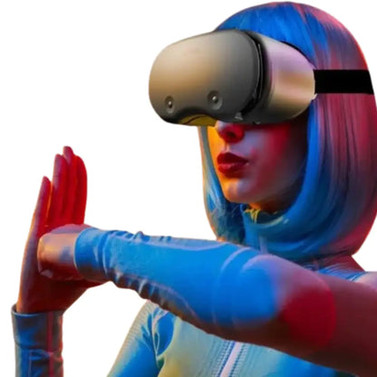 VR Headset with Wireless Rocker for Smartphones