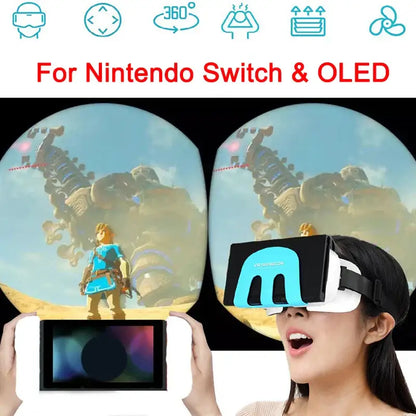 VR Shinecon G11 Virtual Reality Headset for Switch