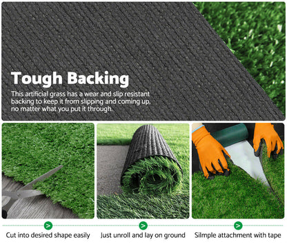 1X10M Artificial Grass 17MM 10M2