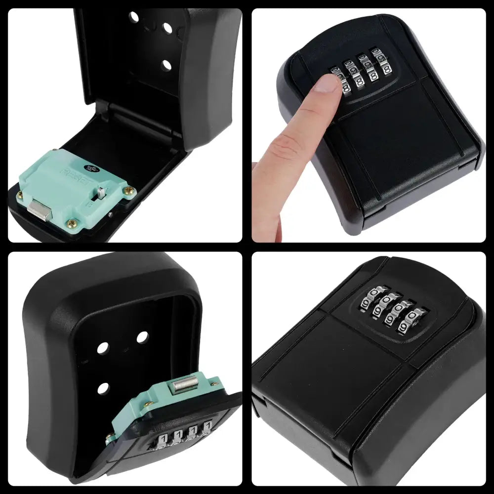 Wall-Mount Key Lock Box with Code (4 types available)