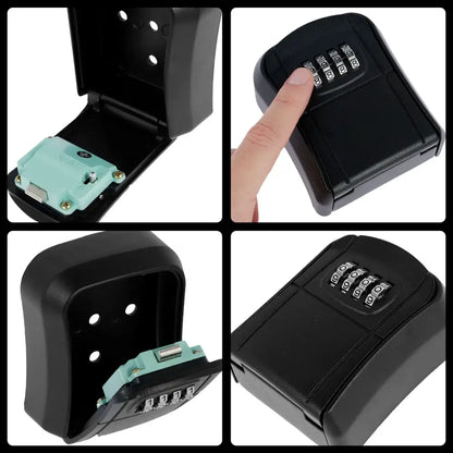 Wall-Mount Key Lock Box with Code (4 types available)